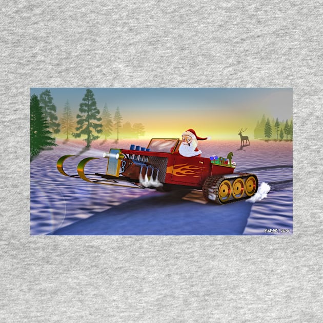 Santa's New Sleigh by kenmo